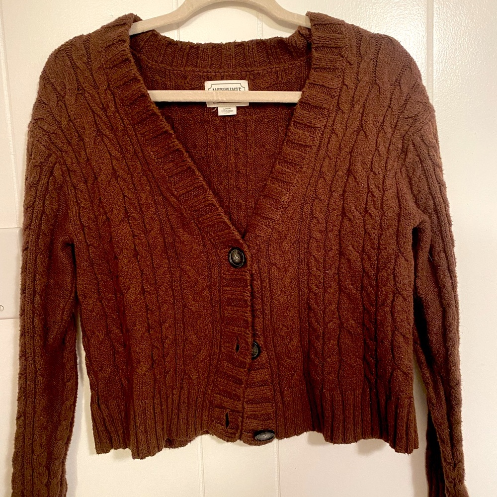 American Eagle Small Brown Cardigan